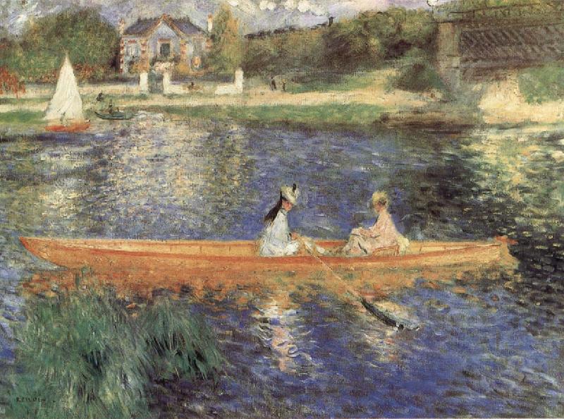 Pierre-Auguste Renoir The Senie at Asnieres Spain oil painting art